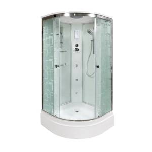 Душевая кабина AvaCan EM2790GM+EL с гидромассажем и электрикой, 90x90x220