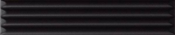 Керамическая плитка Ava Ceramica Up 192122 Cannettato Black Matte 5x25