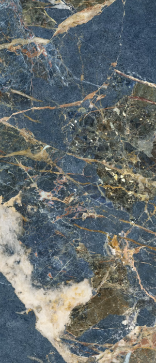 Керамогранит Ape Ceramica Icaro A039588 Blue Marble Pol Rect 120x280