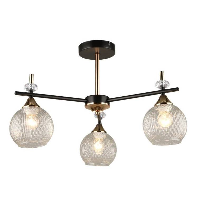 Потолочная люстра IMEX Md.4892 MD.4892-3-S COFFEE+FGD