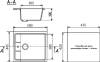 Комплект Мойка кухонная Ulgran U-406-310 серая + Смеситель для кухни Ulgran U-009-310 серый фото 5