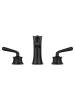 Смеситель для раковины Wonzon & Woghand WW-88159008-MB на 3 отверстия, черный матовый фото 2