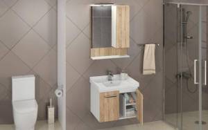 Мебель для ванной Comforty Рига 60 дуб сонома