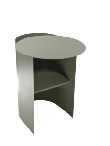 Журнальный столик Stool Group Floire MT-143 14-6408 металл оливковый