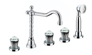 Смеситель на борт ванны Fiore Venere Sky 13CR0607 хром
