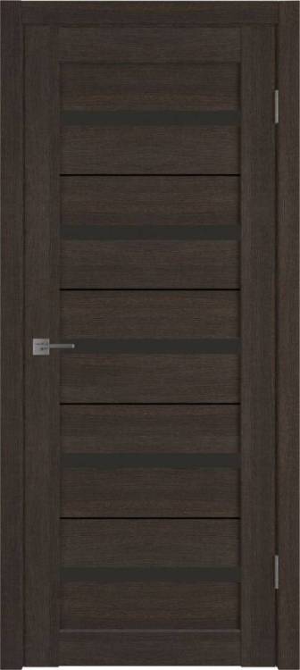 Межкомнатная дверь Владимирская Фабрика Дверей Atum Al 7 Wenge стекло Black Gloss BM 900x2000
