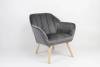 Кресло Stool Group Руди QH-2802K HLR-21 dark grey серый