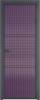 Межкомнатная дверь Profil Doors 3 AX цвет профиля Серая ночь, стекло безопасное 6 мм мору фиолетовое 700x2000