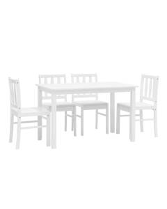 Обеденная группа Stool Group Ingrid MH750+MH52088 WX4 белый
