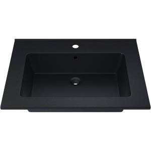 Раковина Uperwood Parma Quartz 291003003 черная матовая, космос, 66x47.5 Раковина Uperwood Parma Quartz 291003003 черная матовая, космос, 66x47.5