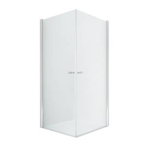 Душевое ограждение NEW TRENDY NEW SOLEO 2D 80x100x195 D-0140A/D-0142A (хром)
