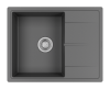 Мойка кухонная Misty Титан TIT-65х51-04 серый шелк, 65x51 фото 6