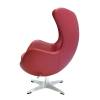 Кресло Bradex Home Egg FR 0806 Chair, красный, натуральная кожа фото 3