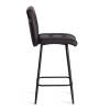 Стул полубарный Tetchair Medeo 24919 черный, экокожа фото 2