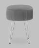 Пуф Stool Group Астор 23A1696VD-8167-52-S серебристый серебряные ножки фото 2