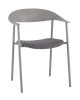 Стул Stool Group Eila PC018-C grey с подушкой, серый