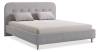 Кровать двухспальная Mebelson Лео KM1.6-19.2350 галька/графит