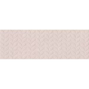Керамическая плитка Ragno Vida RA6M Struttura Foglia 3D Rosa Rett 30x90