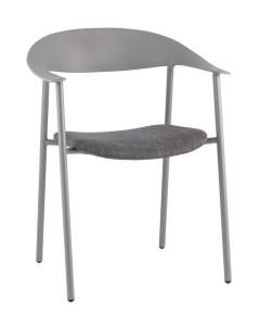 Стул Stool Group Eila PC018-C grey с подушкой, серый