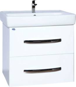 Тумба с раковиной Bellezza Рокко 50 подвесная, белая