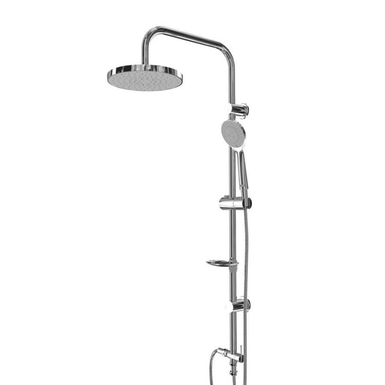 Душевая стойка Teymi Solli T10203 хром, с тропическим душем