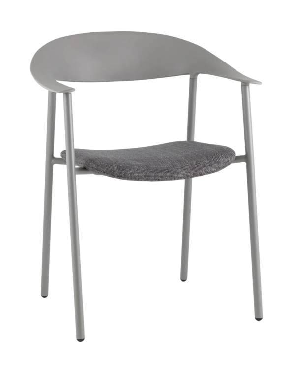Стул Stool Group Eila PC018-C grey с подушкой, серый