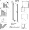 Душевая дверь в нишу Radaway Essenza New DWJ 100 L фото 7