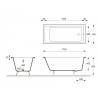 Чугунная ванна Delice Level DLR230602R-AS 170х75 с отверстиями под ручки и антискользящим покрытием фото 2