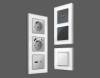 Рамка 2-постовая Ambrella Volt Alfa Arctic AF580132 фото 3