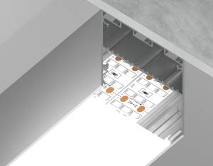 Алюминиевый профиль Ambrella light Illumination GP3100AL