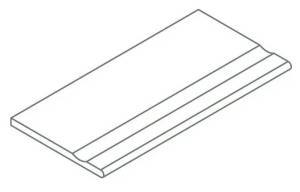 Ступень Italon Магма X2 620090001348 X2 Графит с выемкой закруглённый 30x60