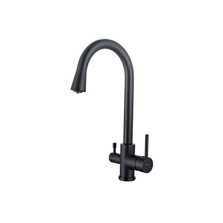 Смеситель для кухни Aquatek AQ1085MB черный