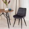 Стул Tetchair Abruzzo (mod. 8060) 15556 серый (HLR-21)/черный 54x62x83 фото 11