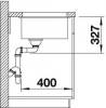 Мойка кухонная Blanco Subline 320-U 523407 темная скала фото 6