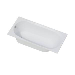 Акриловая ванна Corpa Nera Milano 160x70 белая глянцевая