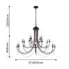 Подвесная люстра F-Promo Plini 2590-20P фото 3