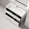 Тумба с раковиной Sancos Folk Floor напольная, 120x45x87, c двумя ящиками оснащенными доводчиками, Bianco фото 7