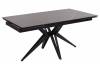 Стол Woodville Forio 512943 matt black marble sintered stone/black 160(240)x90x76