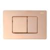 Комплект Abber Rechteck AC1201MB-AC0105-AC0120RG унитаз подвесной, безободковый, сиденье микролифт, черный матовый, кнопка золото розовое фото 11