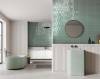 Декор Monopole Melody Royal Green Gold Decor 20x20 фото 3
