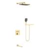 Душевой комплект Vincea VSFW-4311RBG золотой брашированный, встраиваемый