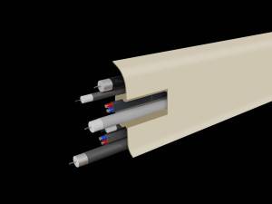 Плинтус Bonkeel Барк 5802 Бежевый 2200x58x22