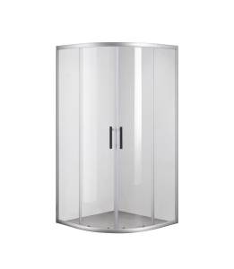 Душевой уголок Olive'S Mino U_MN-90PСCS-SD-C профиль хром, стекло прозрачное, 90x90x180
