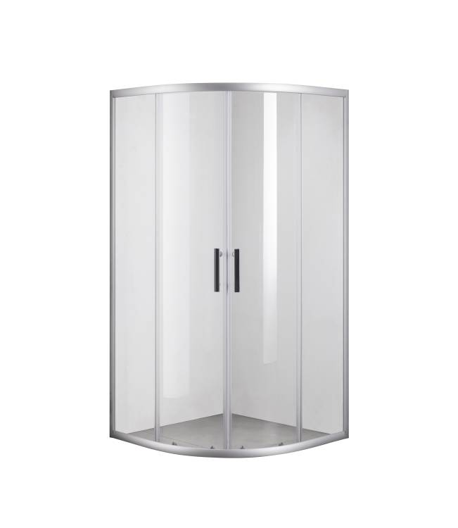 Душевой уголок Olive'S Mino U_MN-90PСCS-SD-C профиль хром, стекло прозрачное, 90x90x180