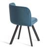 Набор обеденный Tetchair Quadron (mod. PT14) 21300 бирюзовый, черный, стулья велюр 100x100x73 фото 4