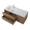 Тумба с раковиной BelBagno KRAFT-1200-2C-1A-SO-RNN-L подвесная, Rovere Nebrasca Nature, 52.1x121x46.5 фото 5