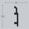 Плинтус напольный Bello Deco XPS POLYMER П 10 00-00004619 200x2x10 фото 2