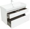 Мебель для ванной Aquanet Nova Lite 100 белая глянцевая, 2 ящика фото 8