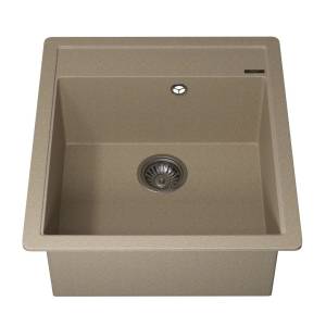 Мойка кухонная Uperwood Quartz UPD-07 3910202125 бежевая, 46x51