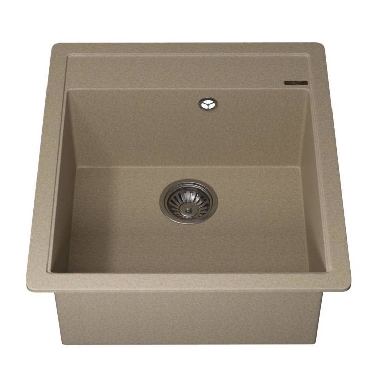 Мойка кухонная Uperwood Quartz UPD-07 3910202125 бежевая, 46x51